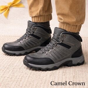 Camel Crown Work Boots Gray US 9.5